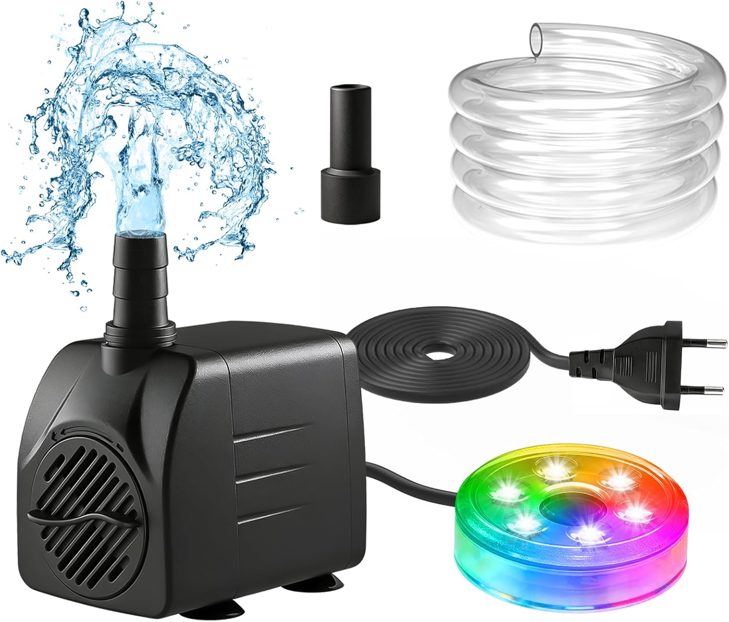 Pond Light Submersible - Погружной водяной насос 210GPH с LED-подсветкой