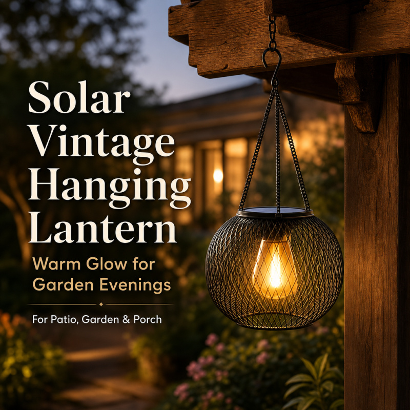 Outdoor Lighting Patio - Солнечный светодиодный подвесной напольный светильник для