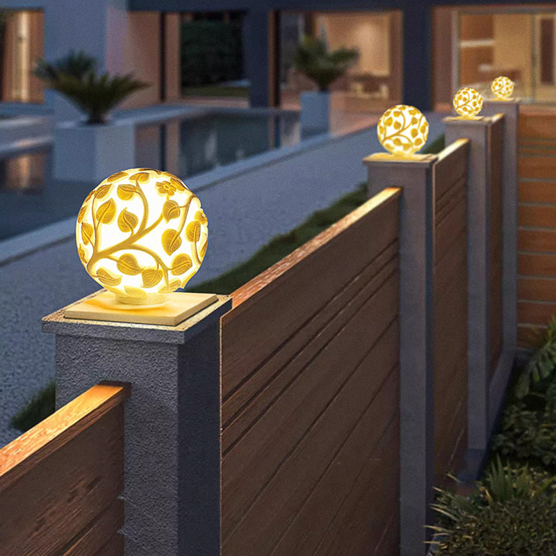 Outdoor Lighting And Decor - Уличные колонные светильники, солнечные светодиодные колонные