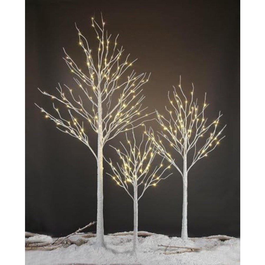 Outdoor Lighting On Trees - Набор светодиодных светильников в виде березы