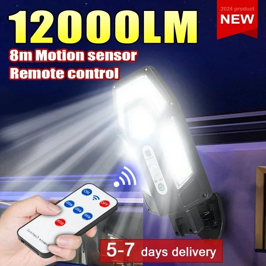 Xl Outdoor Lighting - Мощный солнечный настенный светильник 12000LM с