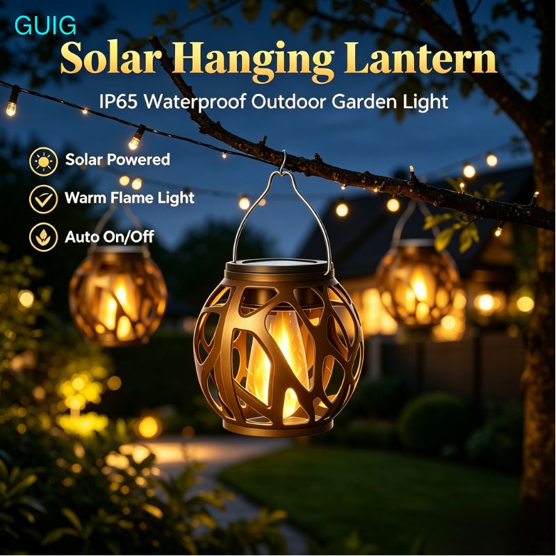 Outdoor Lighting On Trees - Набор из 1/2/4 солнечных подвесных фонарей