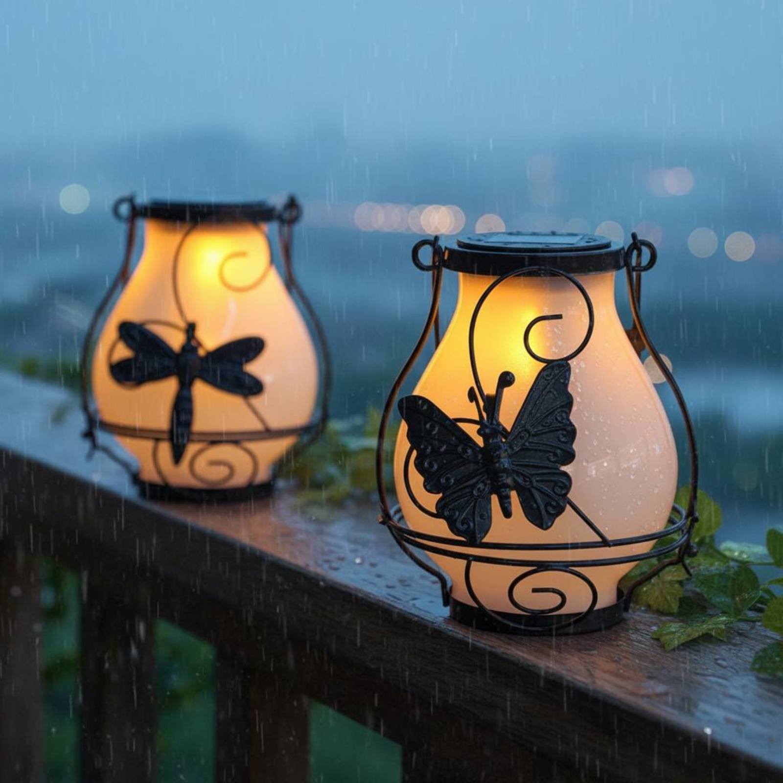 Outdoor Lighting And Decor - Солнечный фонарь-бабочка, водонепроницаемый, декоративный светильник для