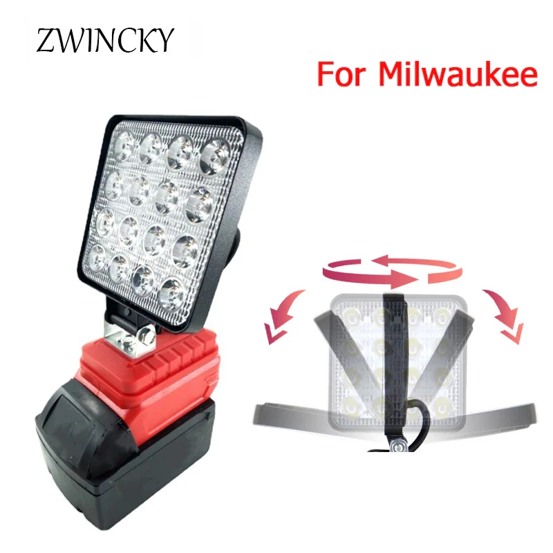 Outdoor Lighting Milwaukee - ZWINCKY портативная светодиодная лампа для Milwaukee
