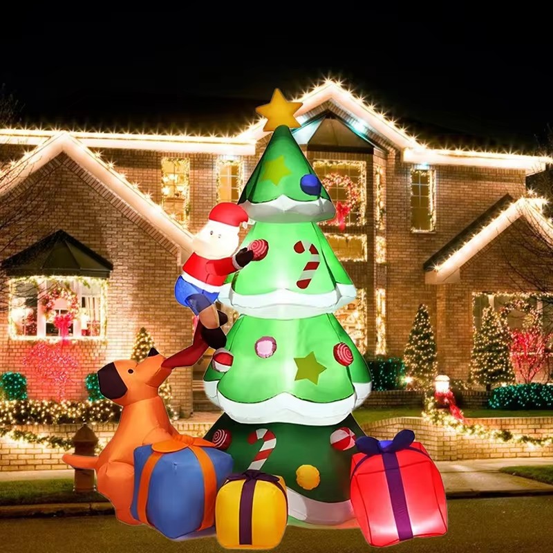 Outdoor Lighting Xmas - Рождественская елка, надувная модель 7 футов,