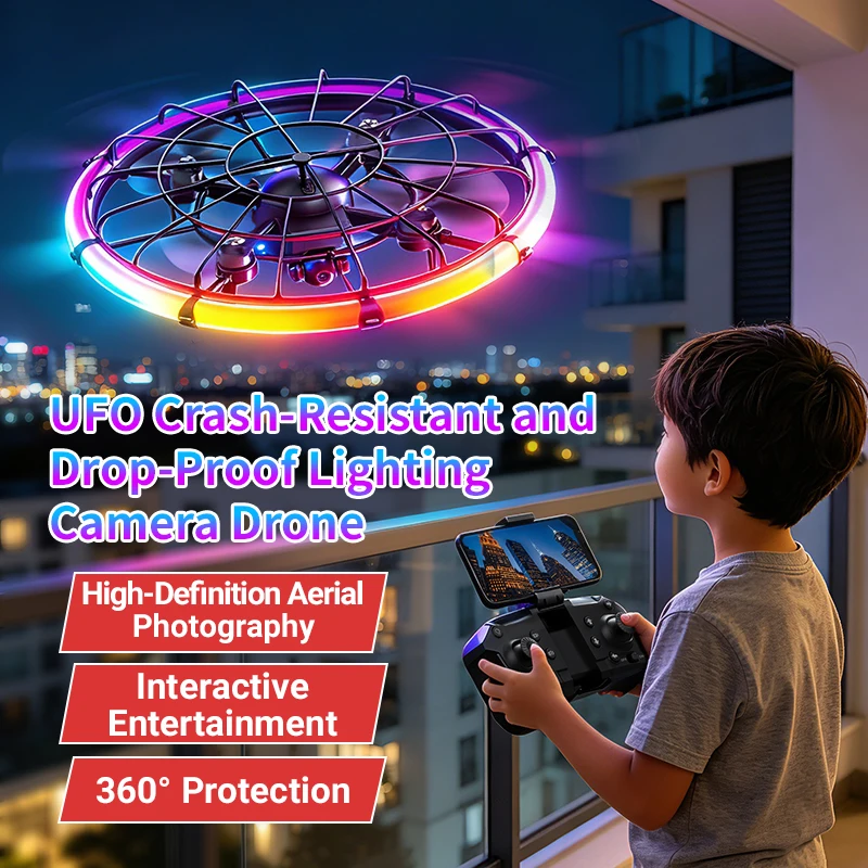 Outdoor Lighting Video - JJRC H145 UFO RC Дрон с