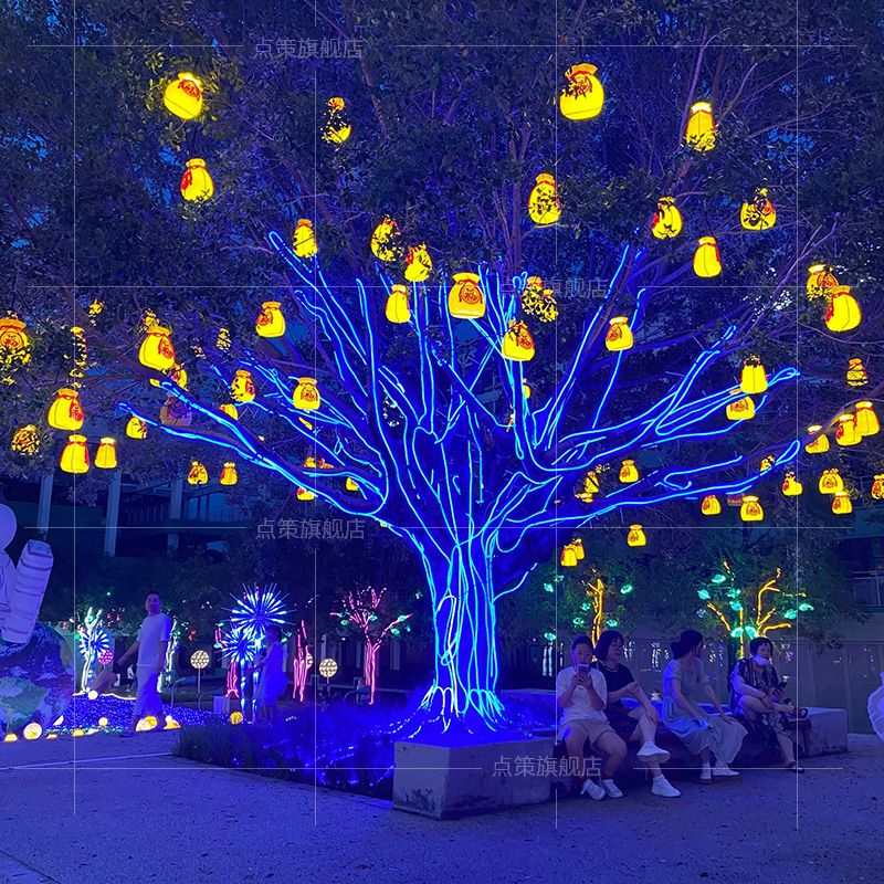 Счастливые фонарики-сумки, меш – обзор и цена Outdoor Lighting On Trees