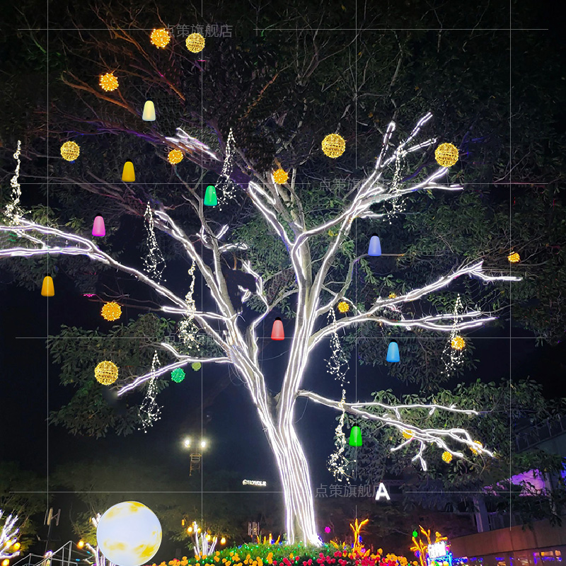 Счастливые фонарики-сумки, меш – обзор и цена Outdoor Lighting On Trees