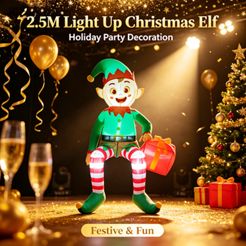 2,5-метровый надувной рождеств – обзор и цена Outdoor Lighting Xmas