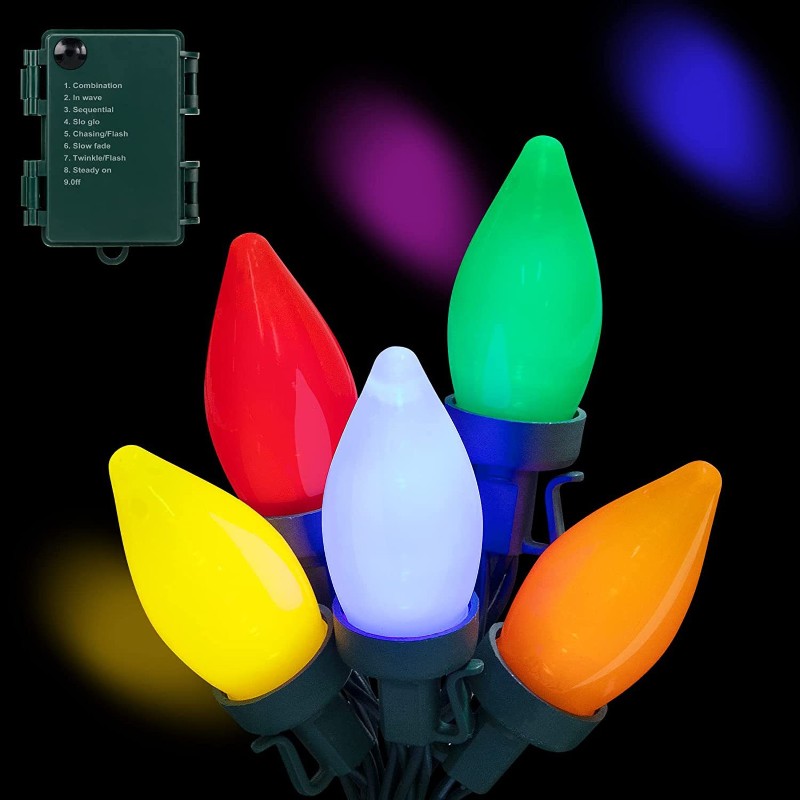ABLJ Многоцветные светодиодные – обзор и цена Outdoor Lighting On Trees