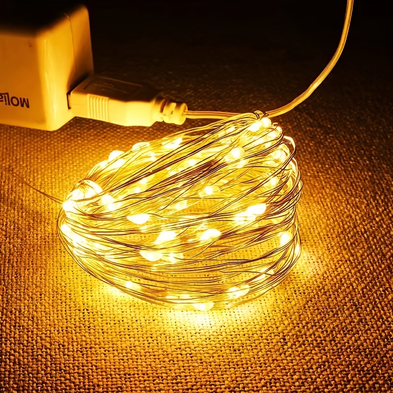 Светодиодные гирлянды из медно – обзор и цена Outdoor Lighting No Wiring