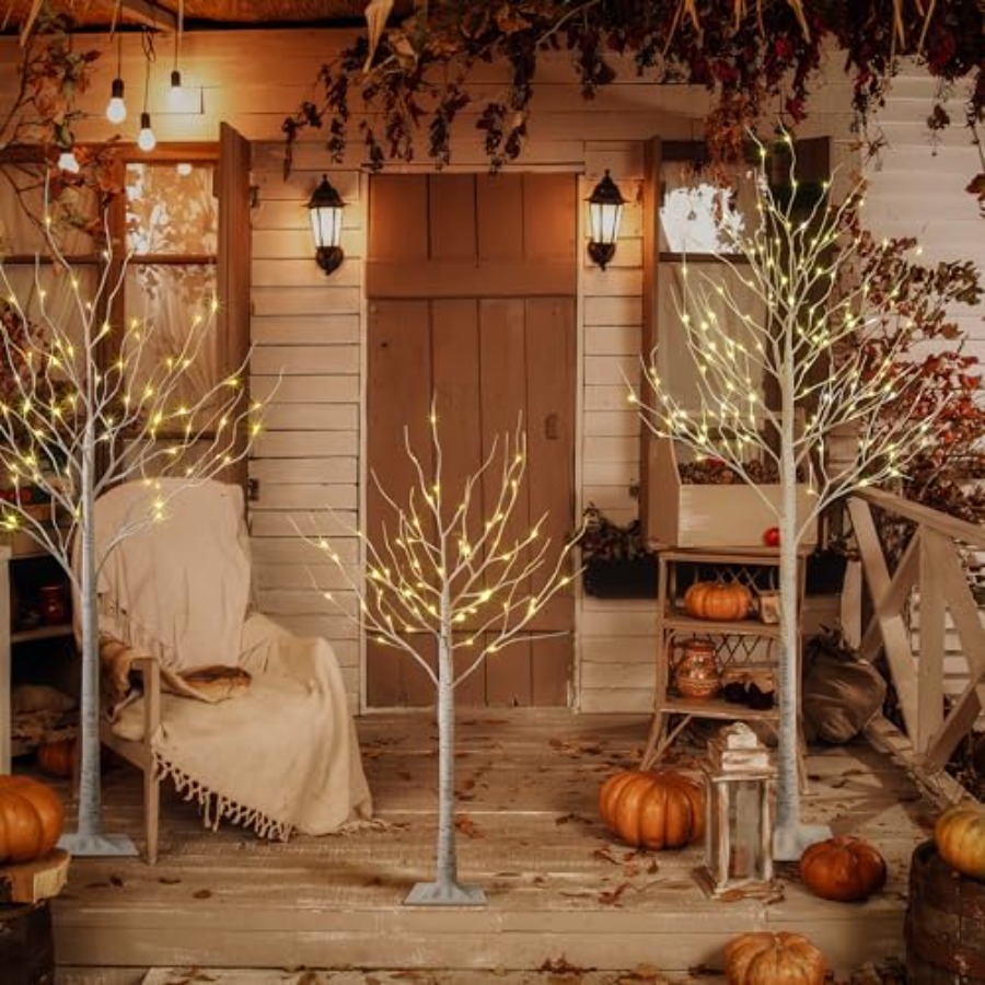 Набор светодиодных светильнико – обзор и цена Outdoor Lighting On Trees