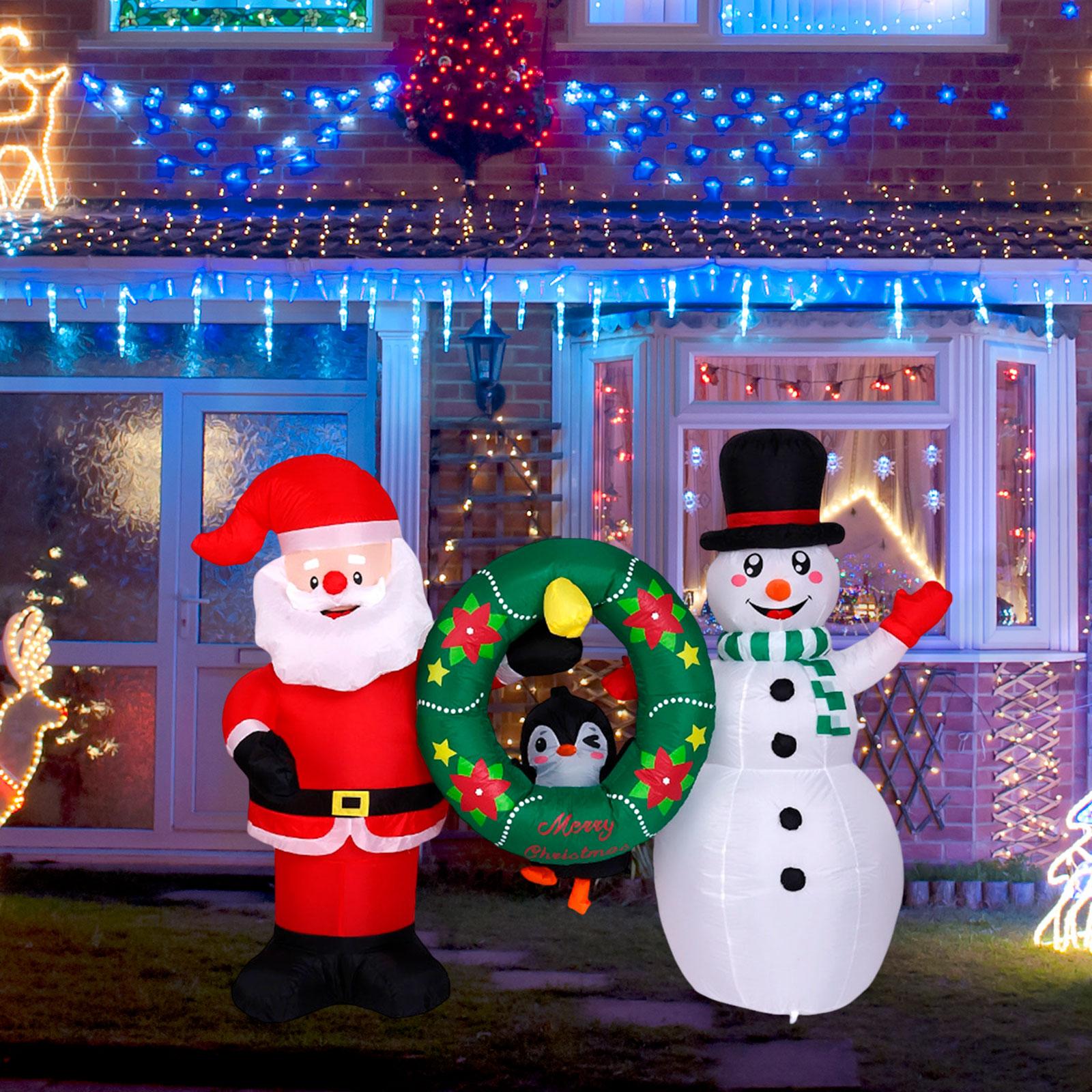 Рождественские надувные украше – обзор и цена Outdoor Lighting Xmas