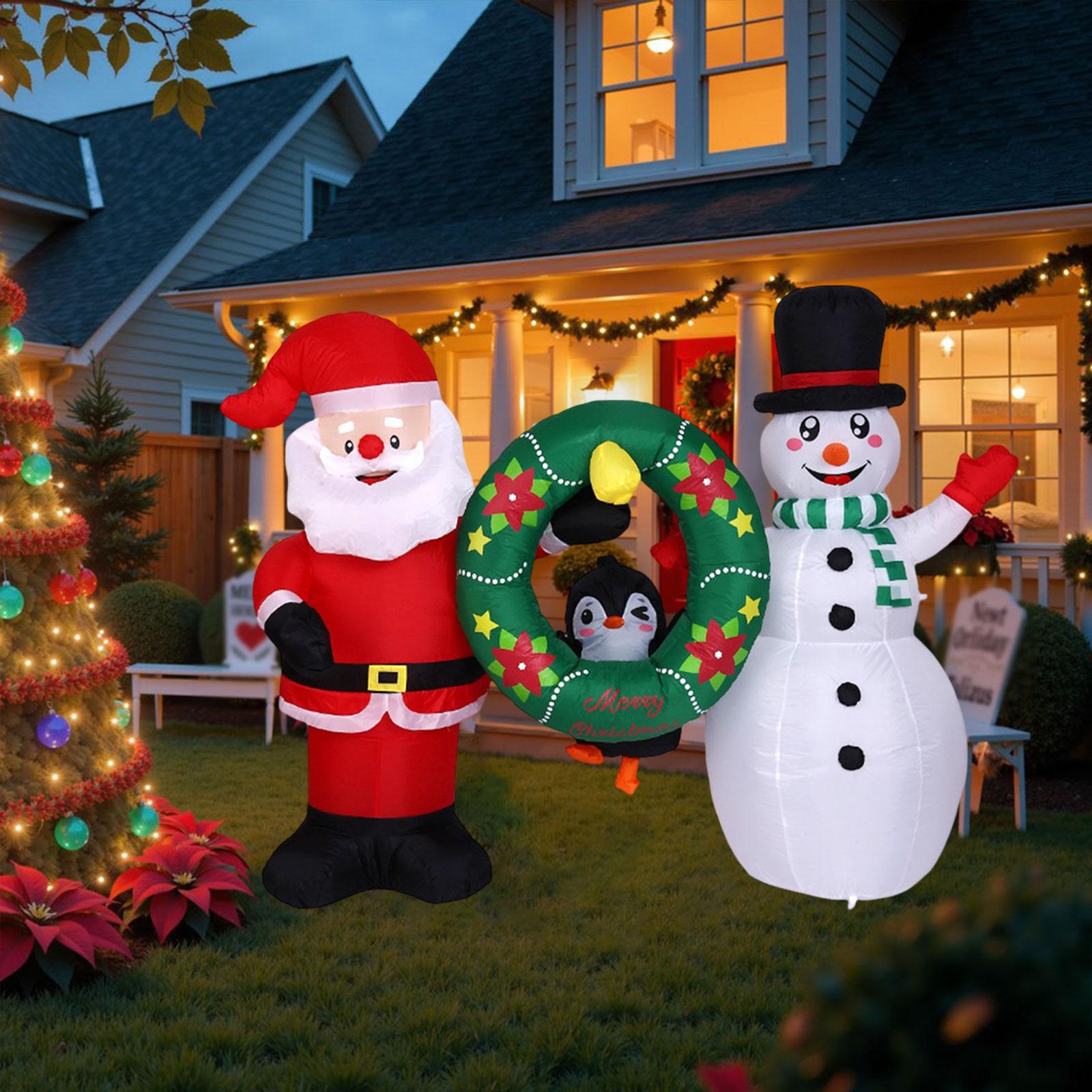 Рождественские надувные украше – обзор и цена Outdoor Lighting Xmas