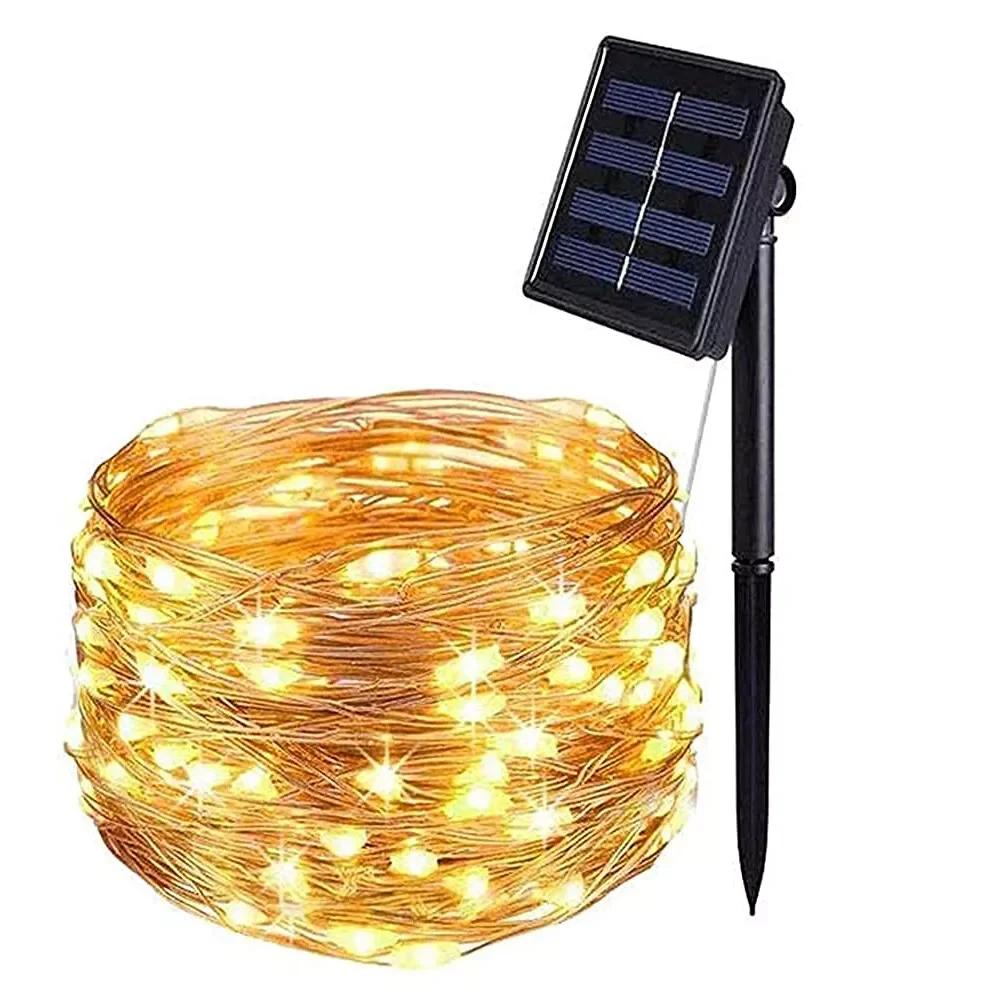 1 шт. уличная солнечная гирлян – обзор и цена Outdoor Lighting No Wiring