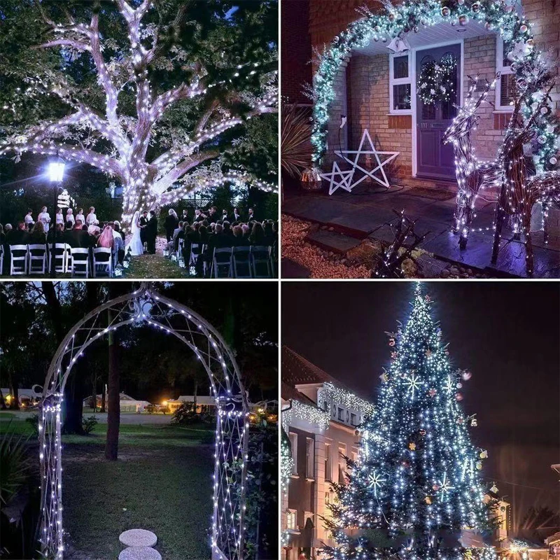 5 м/10 м/20 м светодиодные гир – обзор и цена Outdoor Lighting No Wiring