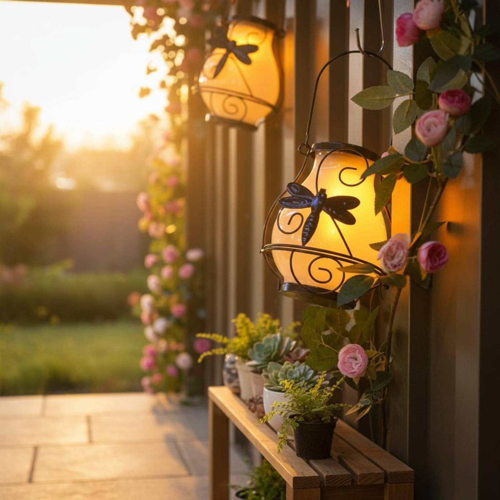 Солнечный фонарь-бабочка, водо – обзор и цена Outdoor Lighting And Decor