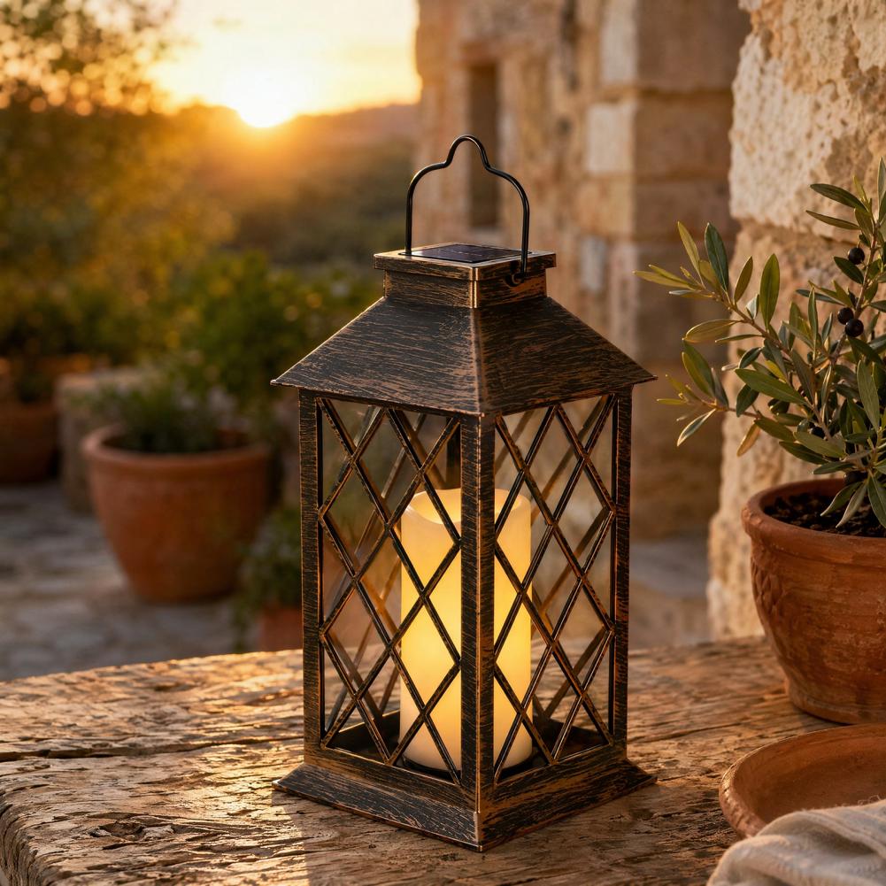 Ретро-фонарь на солнечных бата – обзор и цена Outdoor Lighting And Decor