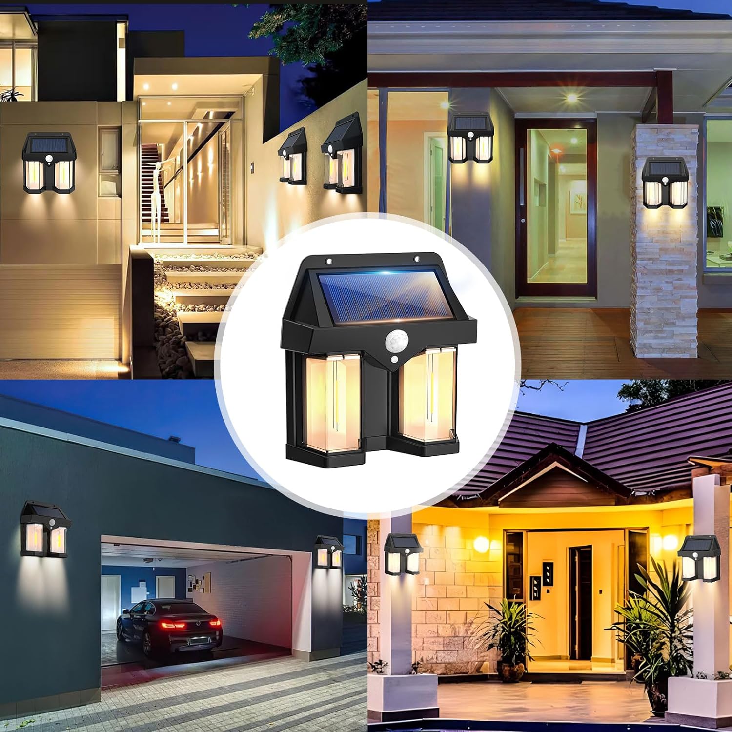 Солнечный настенный светильник – обзор и цена Outdoor Lighting No Wiring