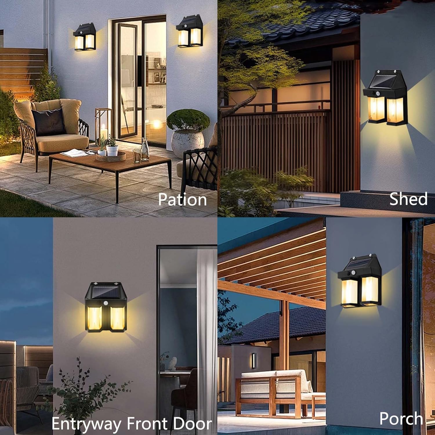 Солнечный настенный светильник – обзор и цена Outdoor Lighting No Wiring