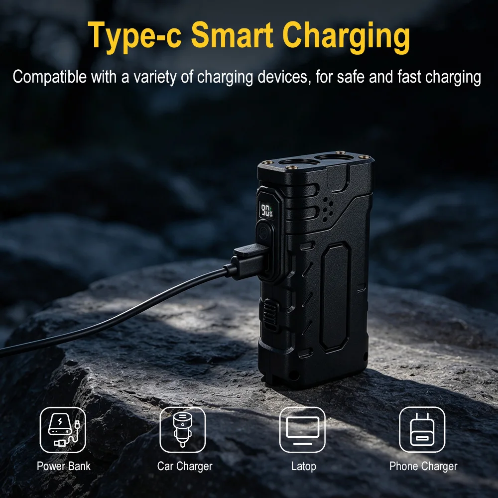 BORUIiT Ручной фонарь EDC с LE – обзор и цена Outdoor Lighting Junction Box