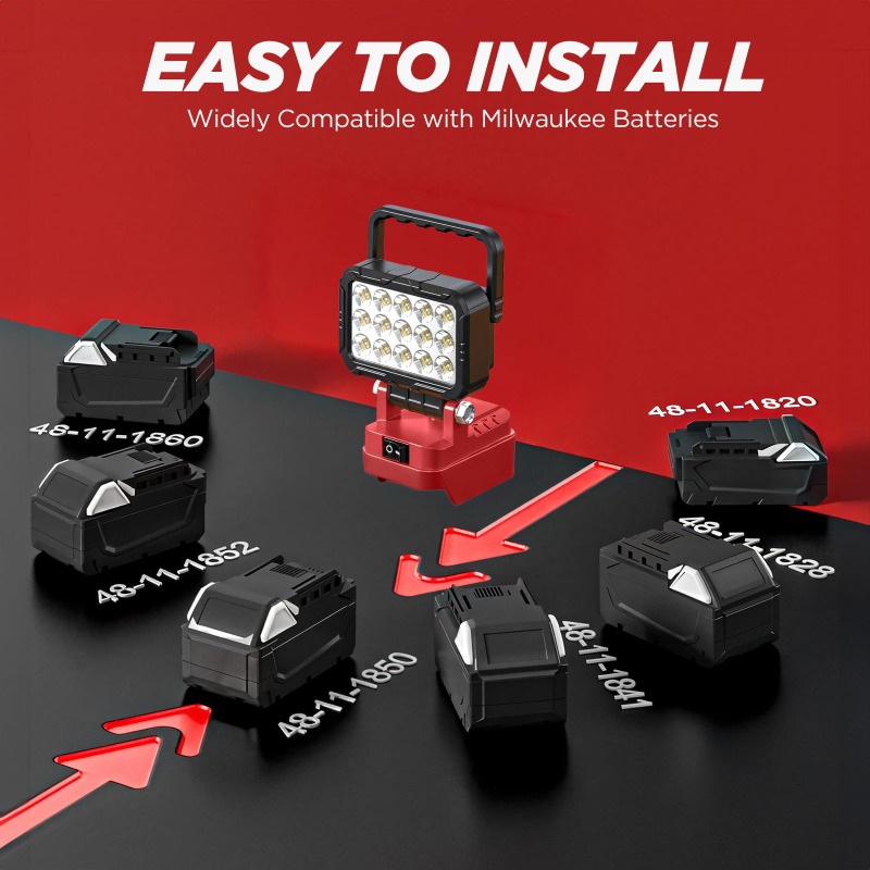Портативный рабочий фонарь для – обзор и цена Outdoor Lighting Milwaukee