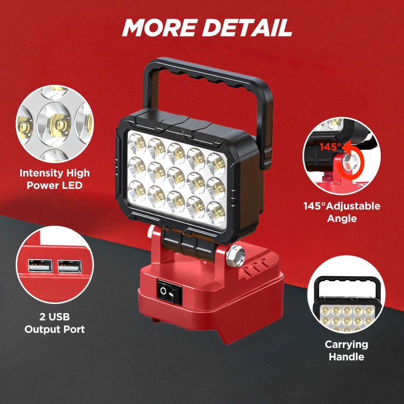 Портативный рабочий фонарь для – обзор и цена Outdoor Lighting Milwaukee