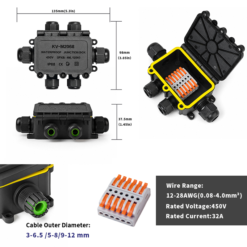 Водонепроницаемая соединительн – обзор и цена Outdoor Lighting Electrical Box