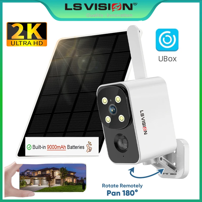LS VISION Уличная солнечная ка – обзор и цена Outdoor Lighting Video