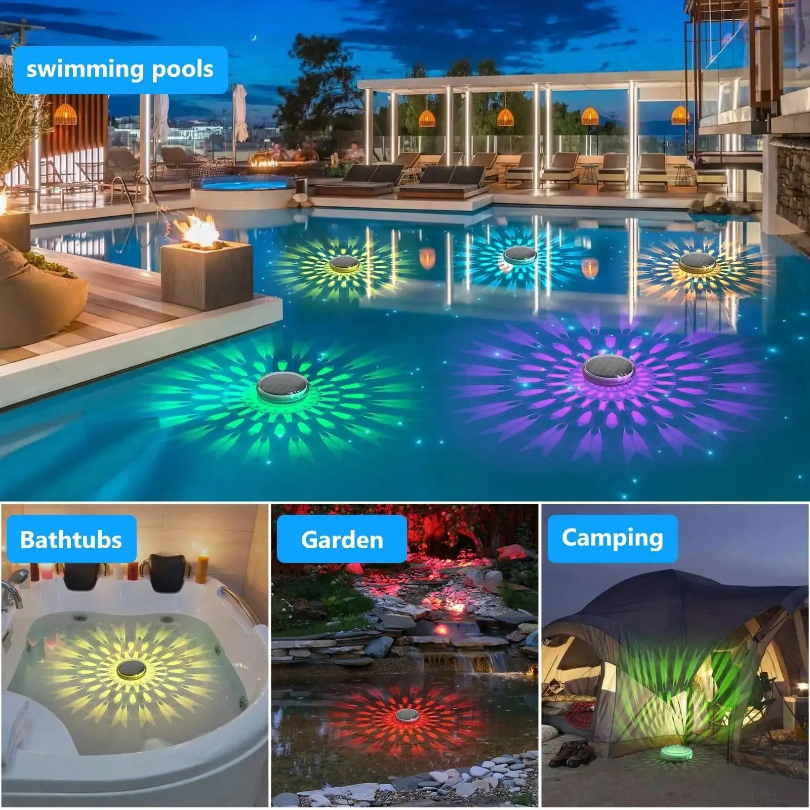 Солнечный плавающий светильник – обзор и цена Pond Light Submersible
