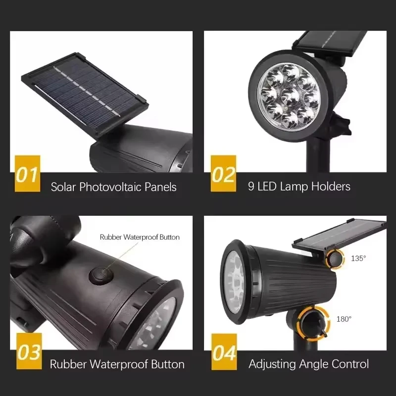Солнечный светодиодный прожект – обзор и цена Outdoor Lighting On Trees