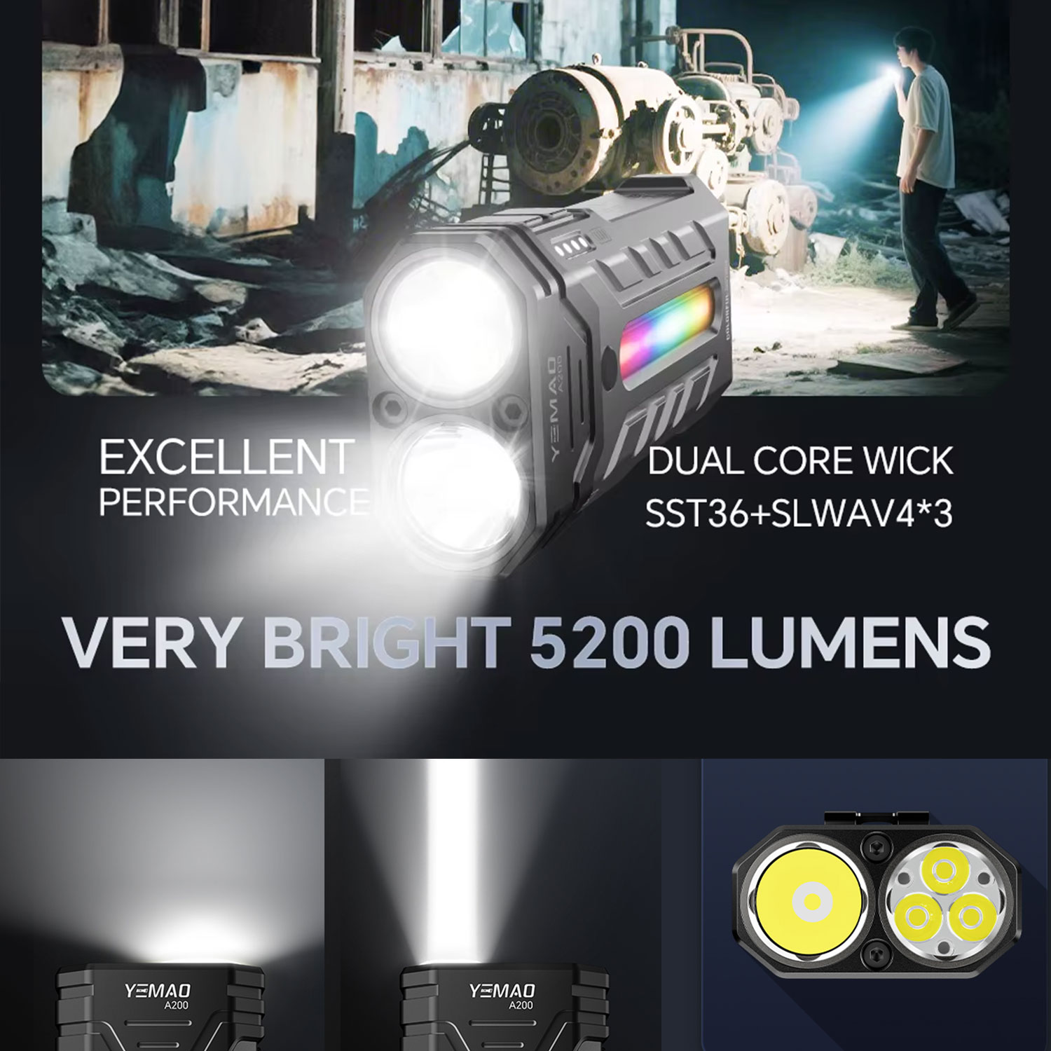 5200LM инновационный многофунк – обзор и цена Outdoor Lighting Junction Box