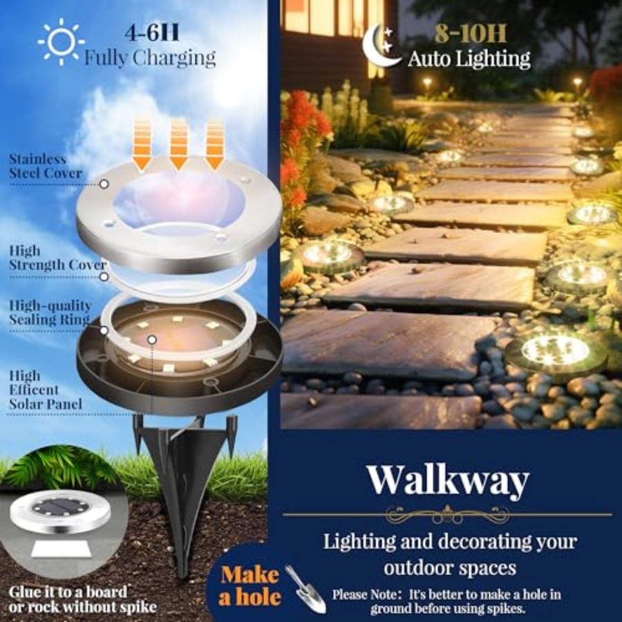 Солнечные садовые светильники, – обзор и цена Outdoor Lighting Waterproof