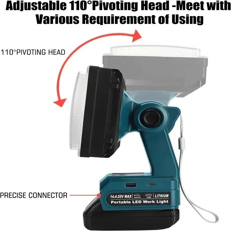 Портативный рабочий фонарь 50  – обзор и цена Outdoor Lighting Milwaukee