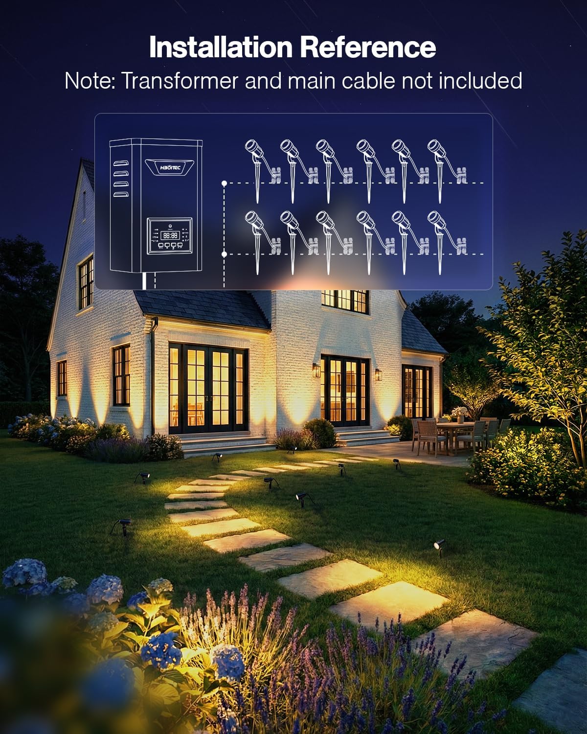Комплект из 12 низковольтных л – обзор и цена Outdoor Lighting Low Voltage
